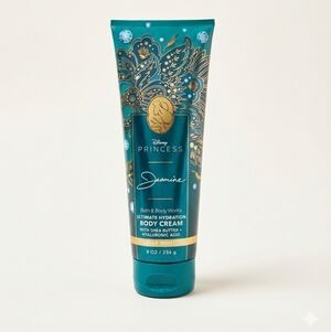 1pc - Disney Princess Jasmine Hydration Body Cream - Teal and Gold